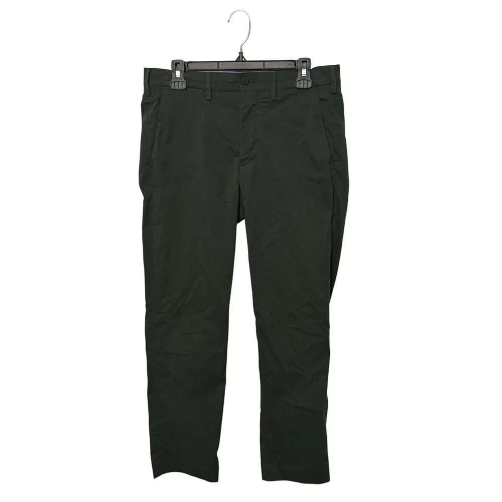 Polo Ralph Lauren Performance Pants Mens 31x30 Green Straight Fit Chino Stretch